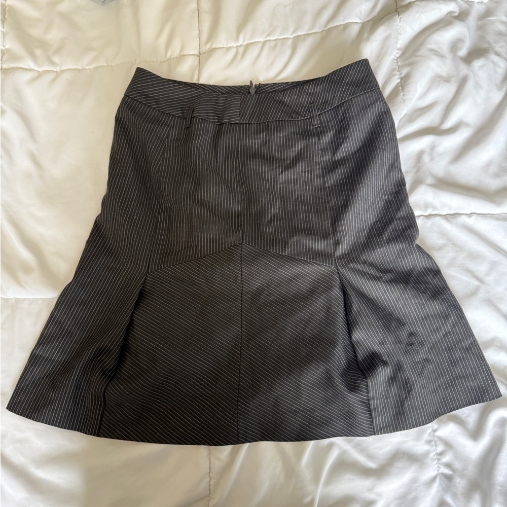 Pinstripe Skirt